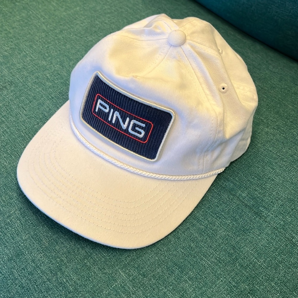 Ping golf snap back rope hat
